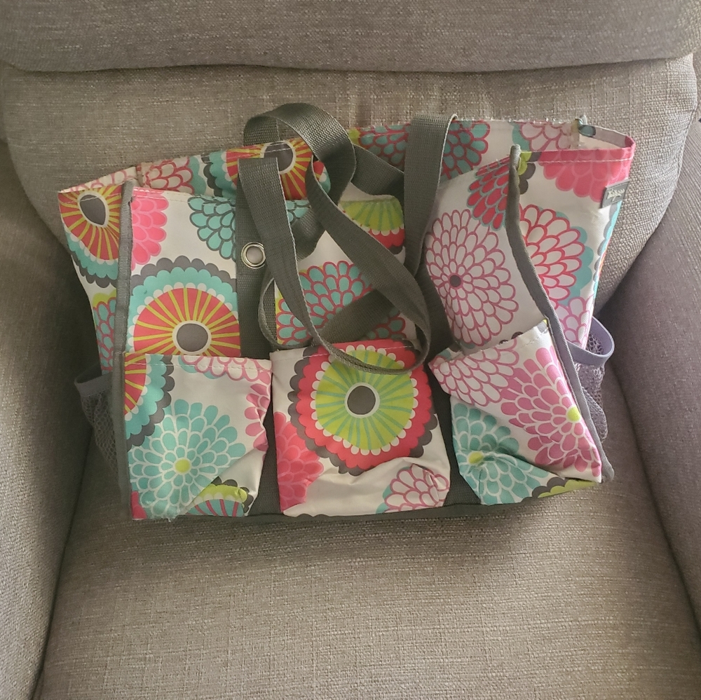 Thirty-One Floral Tote Bag